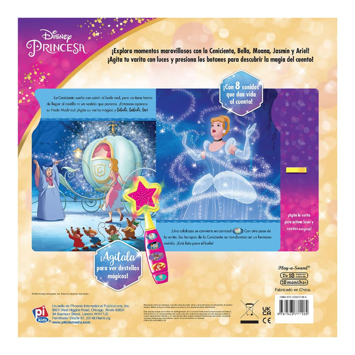 Libro Interactivo Momentos Mágicos Princesas Para Niñas