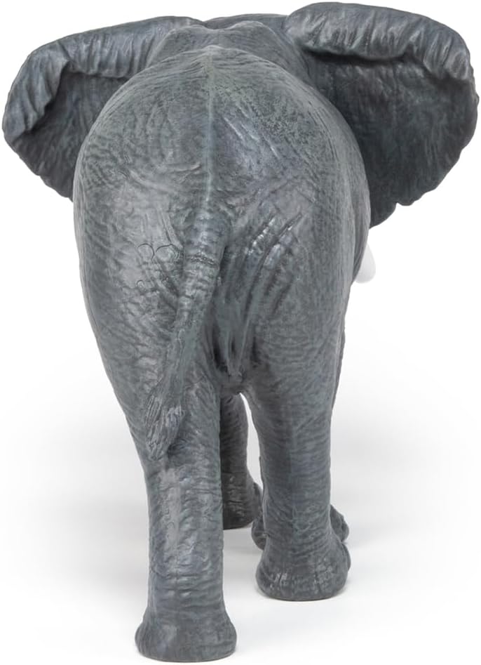 Figura Animales Elefante Africano Pintada A Mano