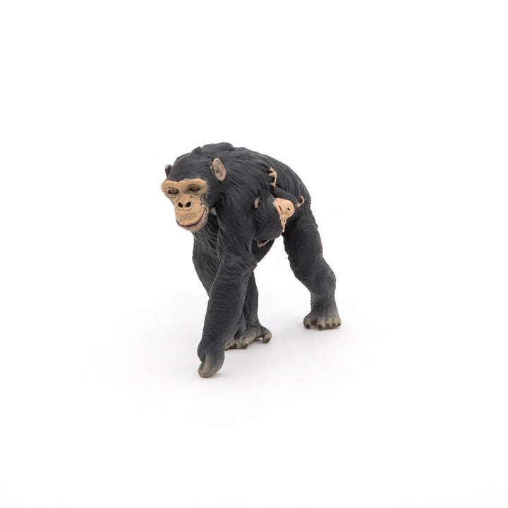 Figura Coleccionable Chimpancé Con Bebe Papo Para Niños