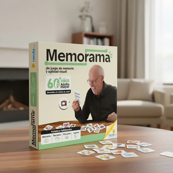 Juego De Mesa Memorama Visual Adultos Mayores
