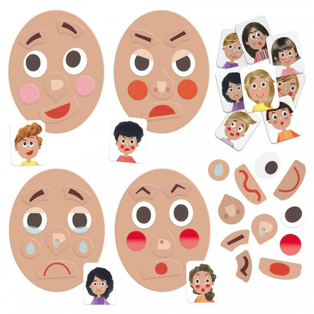 Juego Didáctico Caras Divertidas Para Niños