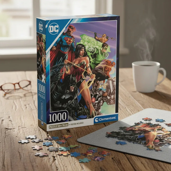 Rompecabezas 1000 Piezas Dc Comics Clementoni Adultos
