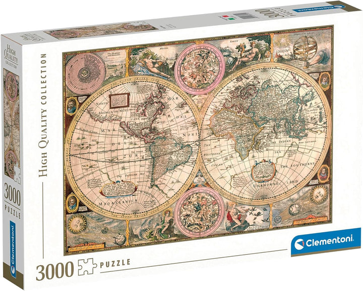 Rompecabezas Adultos 3000 Piezas Mapa Antiguo