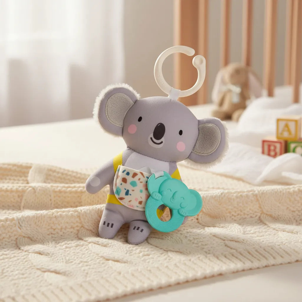 Koala Sensorial Sonajero Para Bebe
