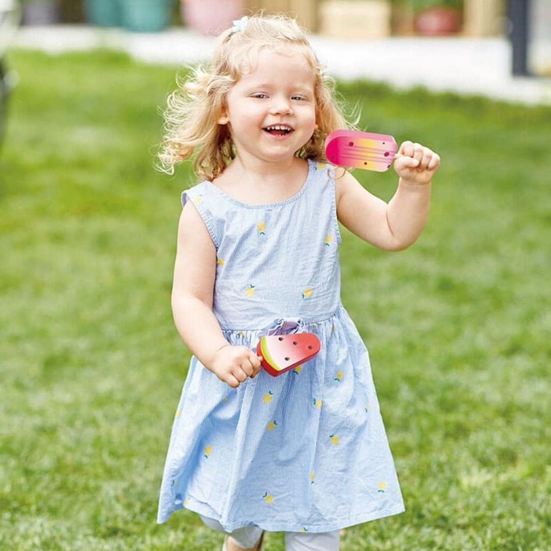 Juego Paletas Heladas De Madera Por 3 Para Niños