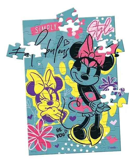 Rompecabezas Minnie Mouse 55 Piezas Niños