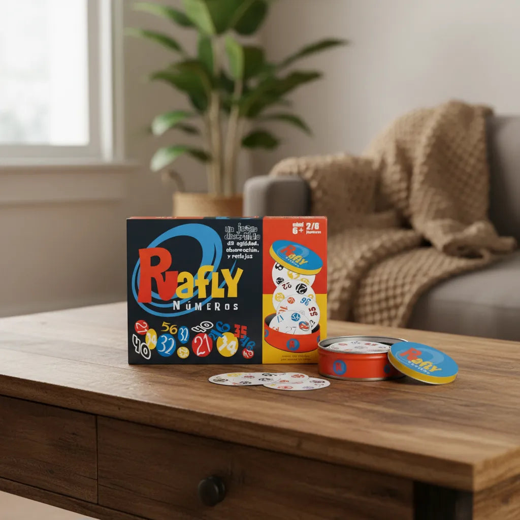 Juego De Mesa Rafly Números Para Familia Niños
