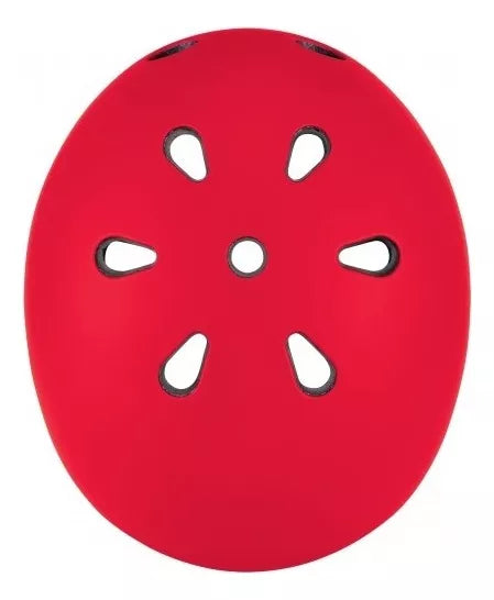 Casco Para Niños Con Luces Ajustable Rojo