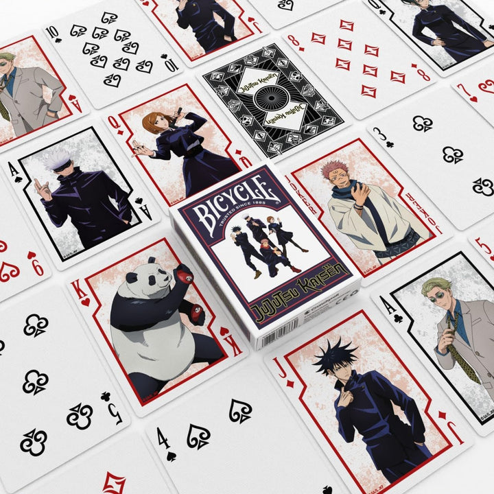Cartas Bycycle Diseño Jujutsu Kaisen Para Adultos