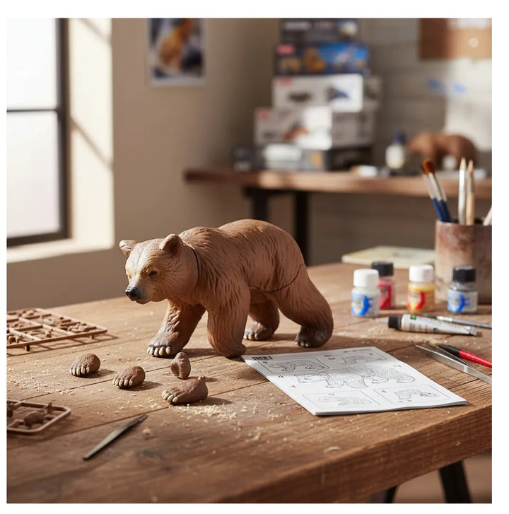 Figura Coleccionable Cría Oso Pirineos Pintada A Mano papo