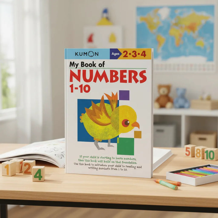 Libro Kumon My Book Of Numbers 1-10 Para Niños