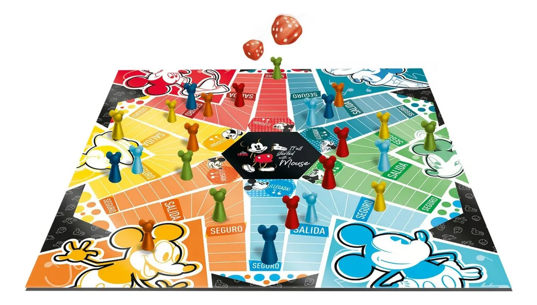 Juego De Mesa Parqués De Lujo Mickey Mouse