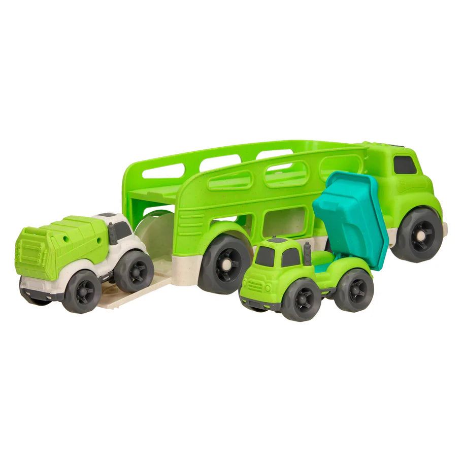 Juego Camión Urbano Con Dos Coches Para Niños