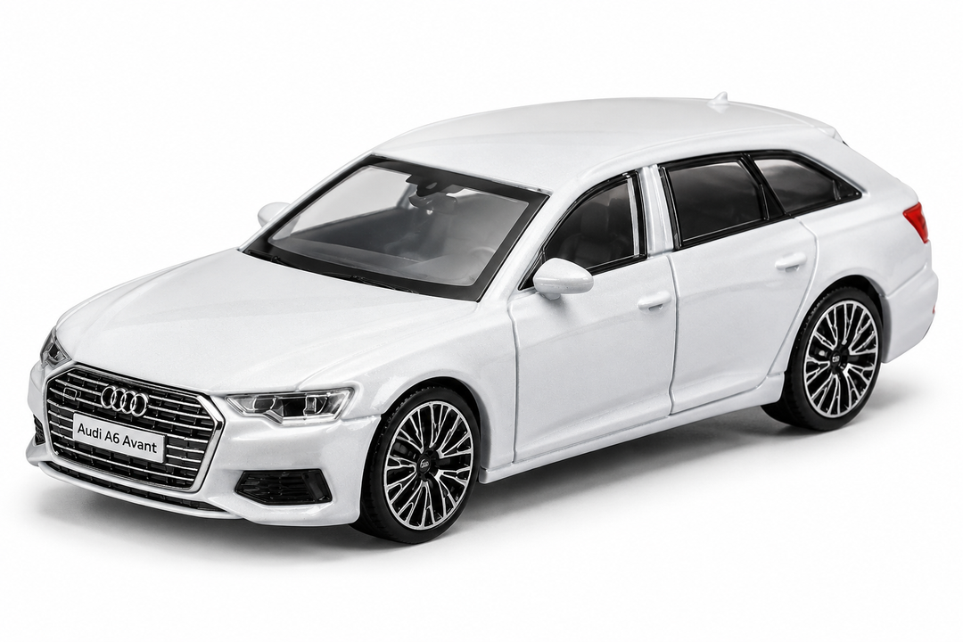 Carro Coleccionable 1/43 Bburago Audi A6 Avant Blanco