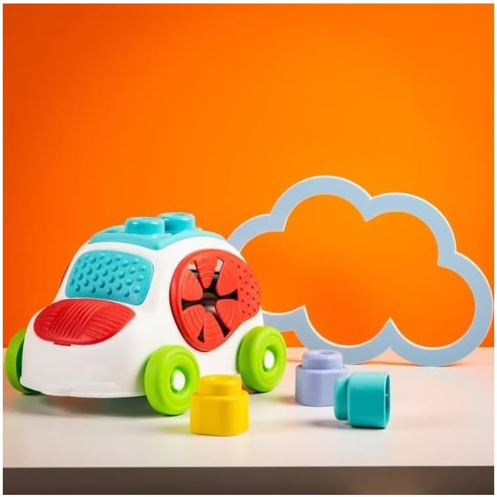 Juego Didáctico Carro Con Bloques Para Bebés