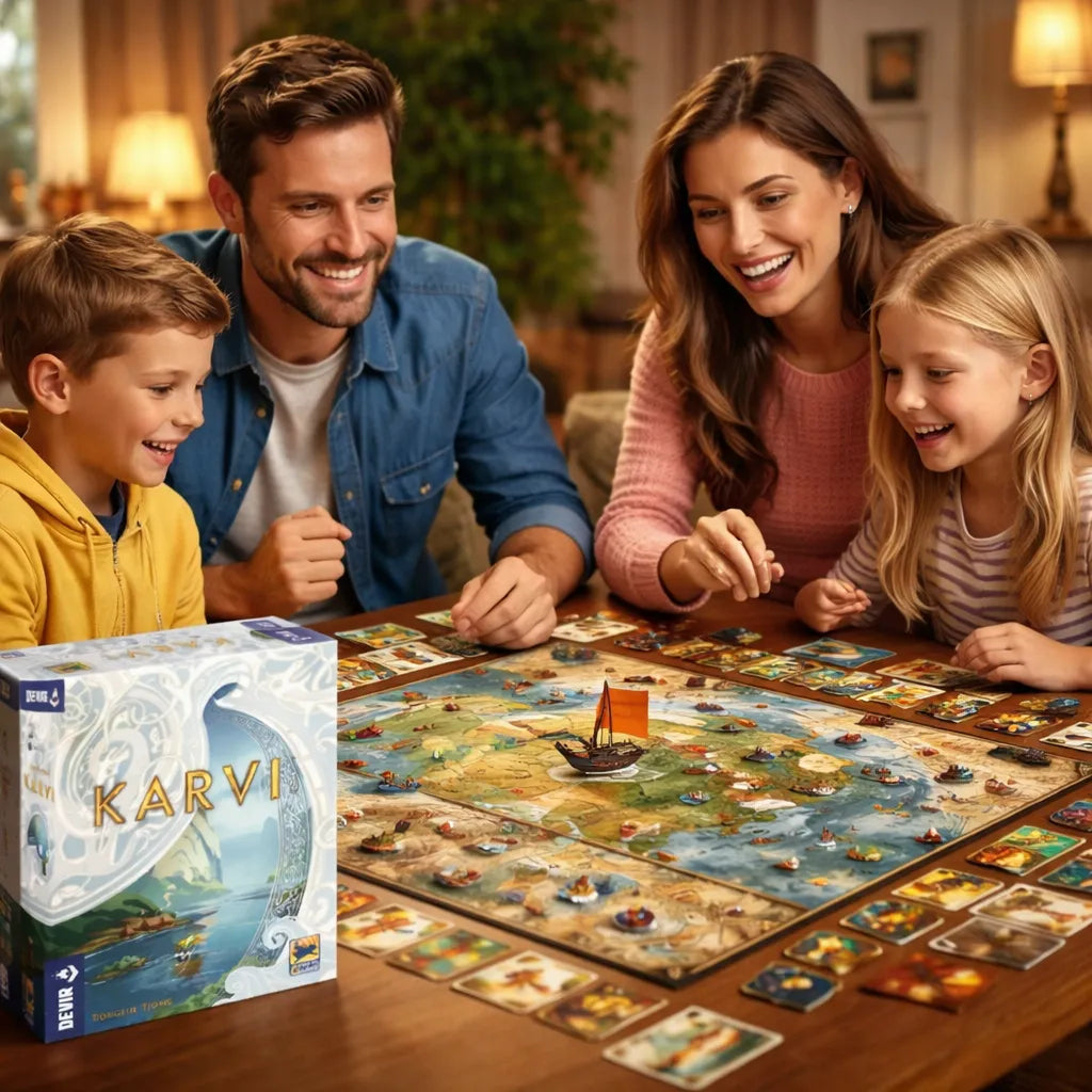 Juego De Mesa Karvi Vikingo Estrategia Para Niños