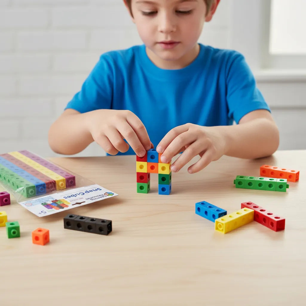 Juego Didáctico Matemático De Construcción Para Niños