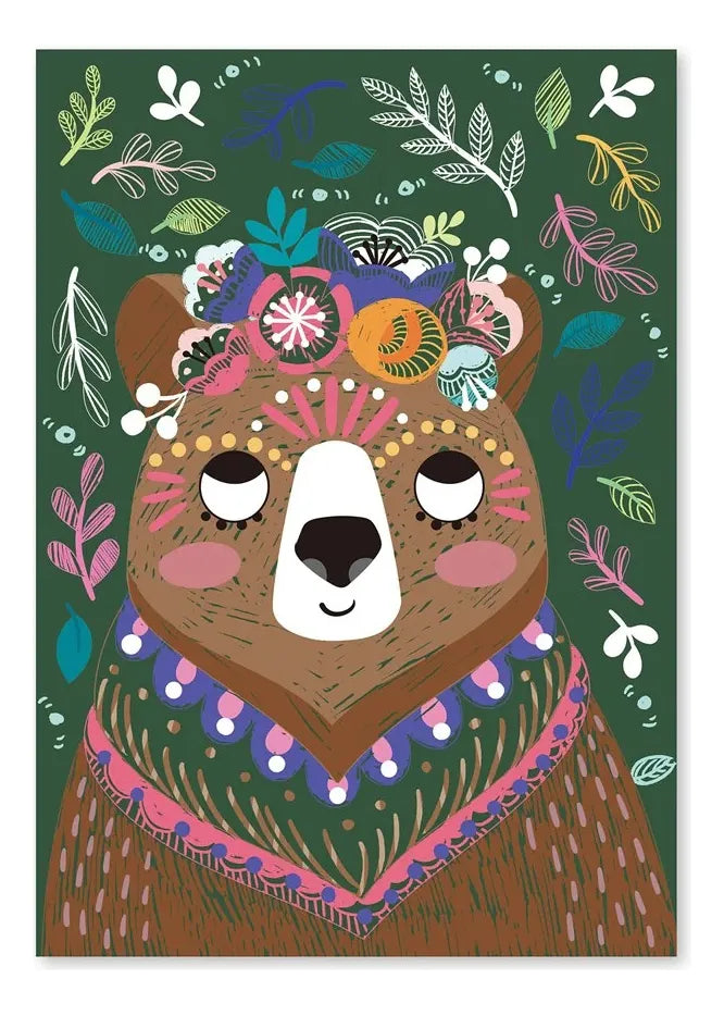 Set De Arte Y Manualidades Libro Para Raspar Animales Magicos