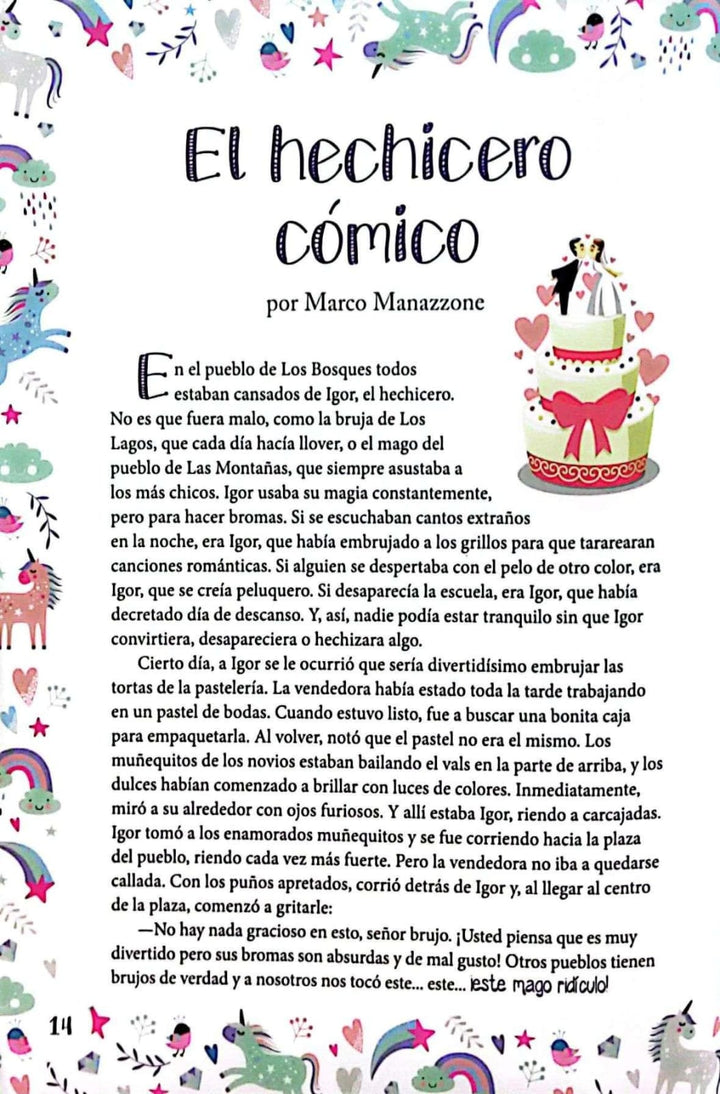 Libro Infantil Cuentos Del Reino De Los Unicornios