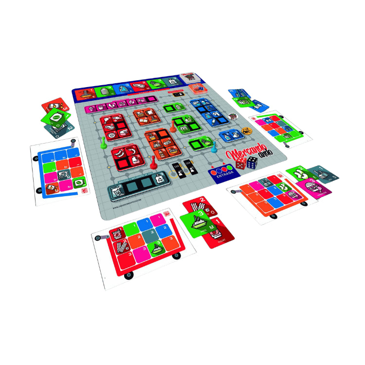 Juego De Mesa Mercando Ando Estrategia Para Niños