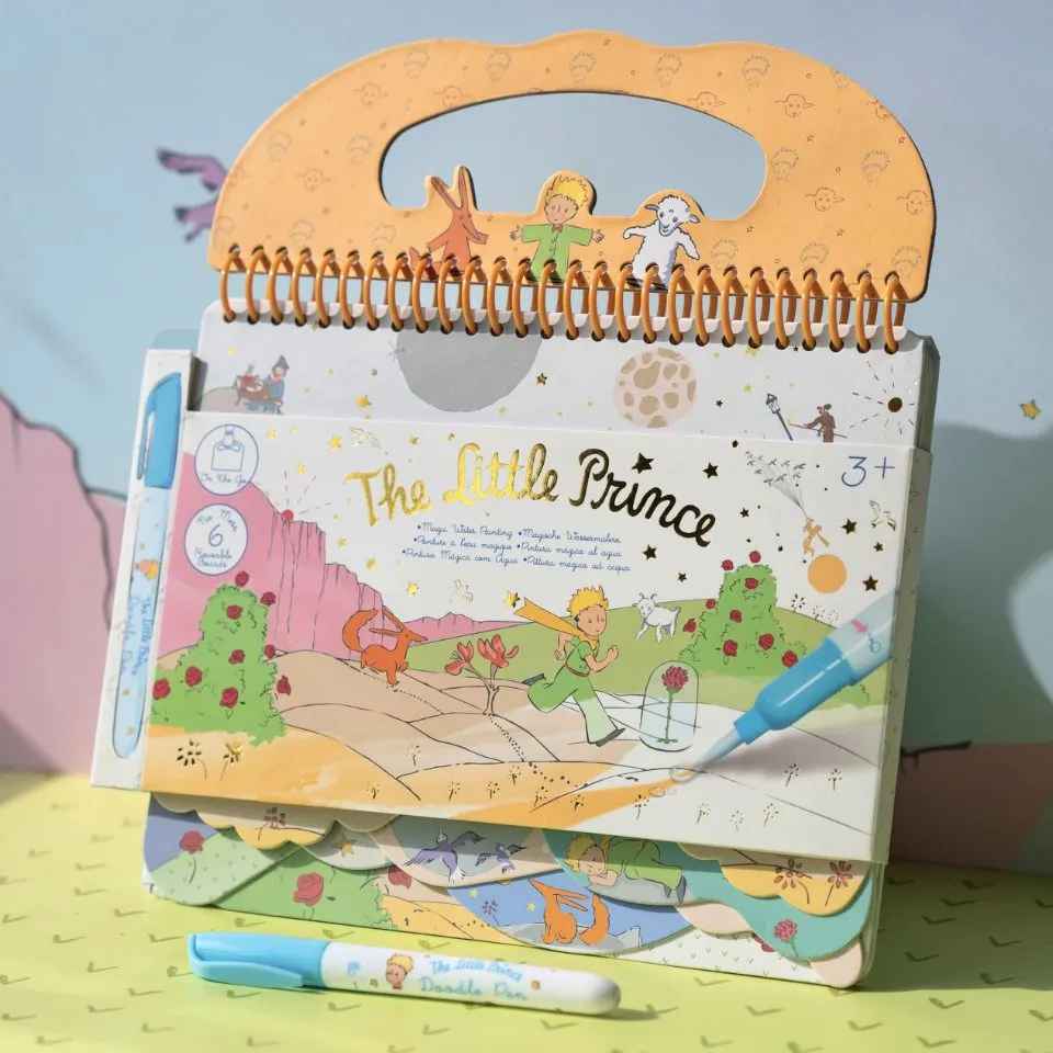 Libro Para Pintar El Principito Reutilizable Niños