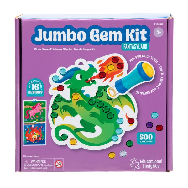 Juego Didáctico creativo Gemas Jumbo para Niños