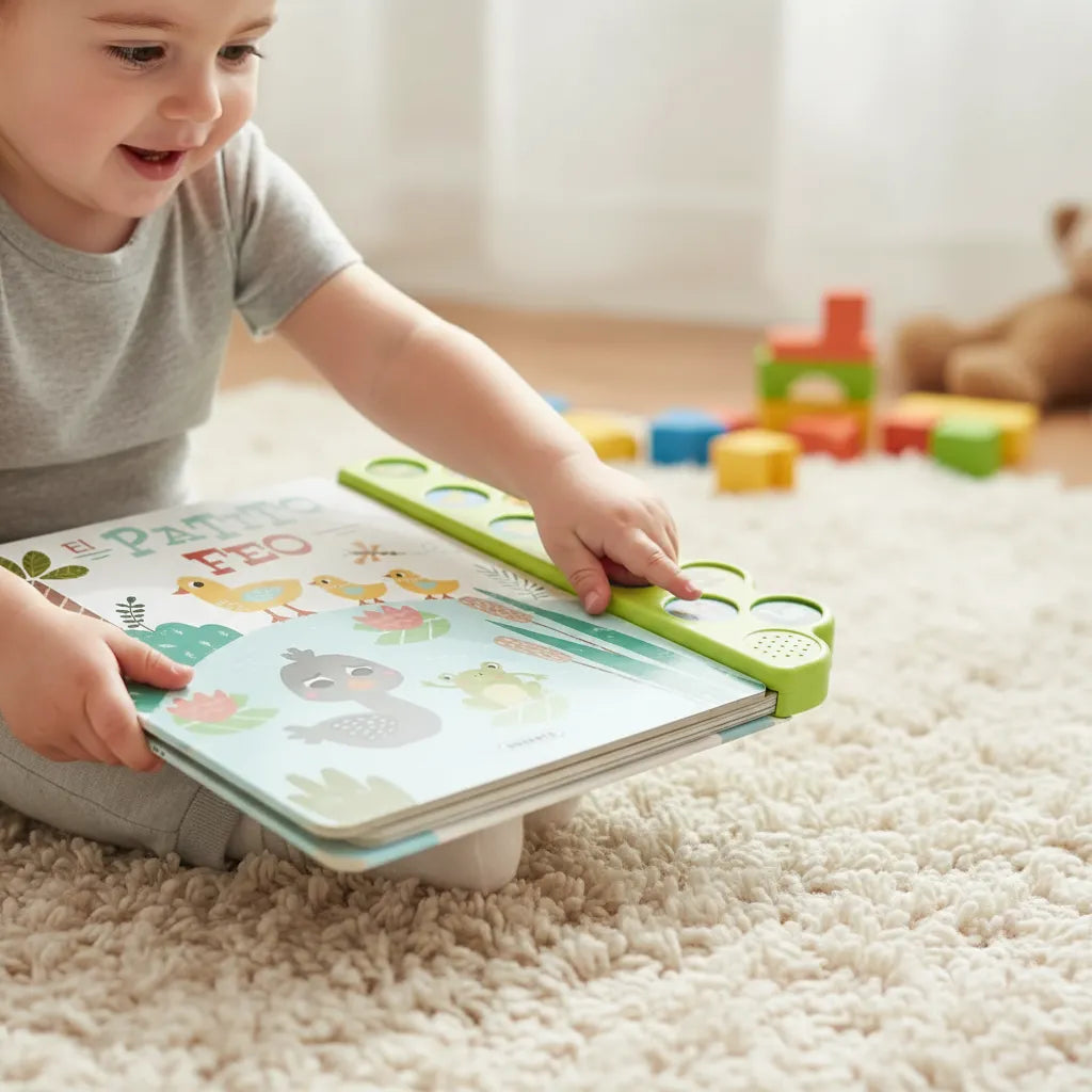 Libro Didáctico Cuento El Patito Feo Con Sonido Niños