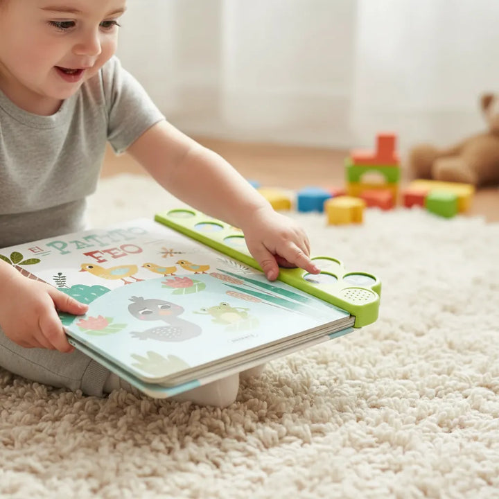 Libro Didáctico Cuento El Patito Feo Con Sonido Niños
