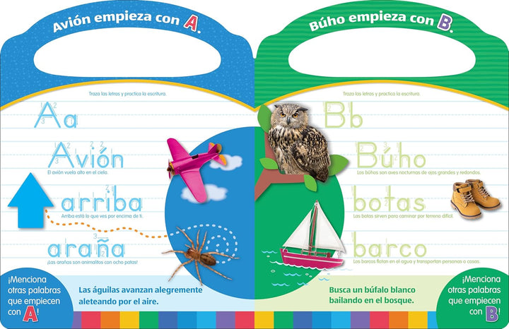 Libro Abc Preescolar Escribe Y Borra Para Niños