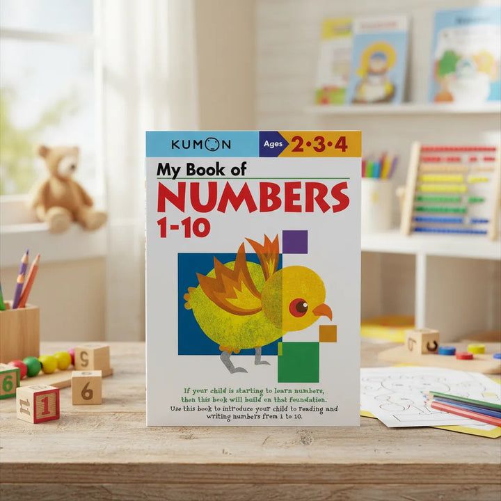 Libro Kumon My Book Of Numbers 1-10 Para Niños