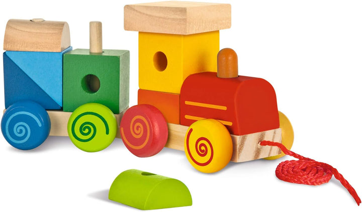 Juguete Interactivo Tren De Madera Con Sonido
