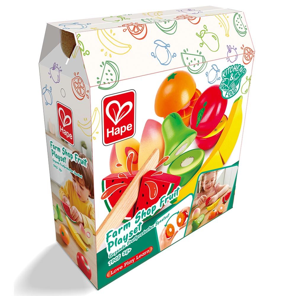 Juguete Educativo Motricidad Set De Frutas Niños