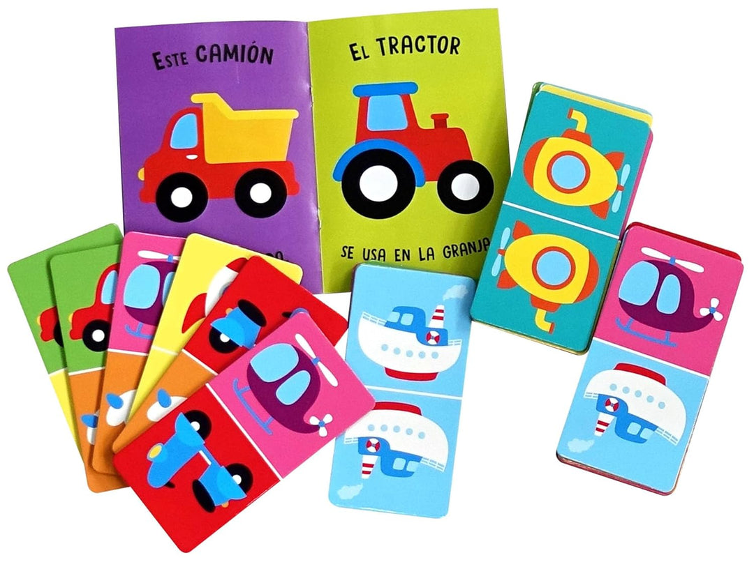 Juego Dominó De Asociación De Vehiculó Para Niños