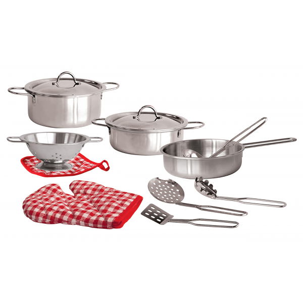 Juego Accesorios De Cocina Pequeños Chefs Niños