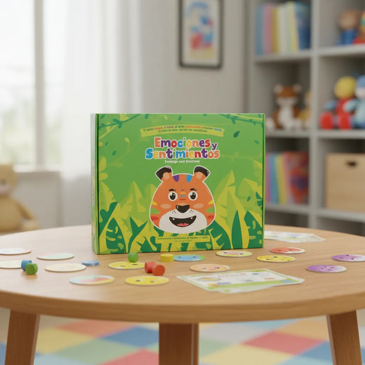 Juego Didáctico las Emociones Y Sentimientos Niños