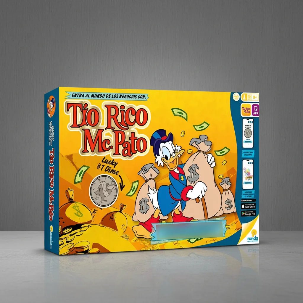 Juego De Mesa Tío Rico Mcpato Para Niños