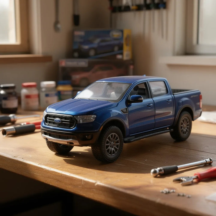 Carro 1/24 Se 2019 Ford Ranger Azul Original