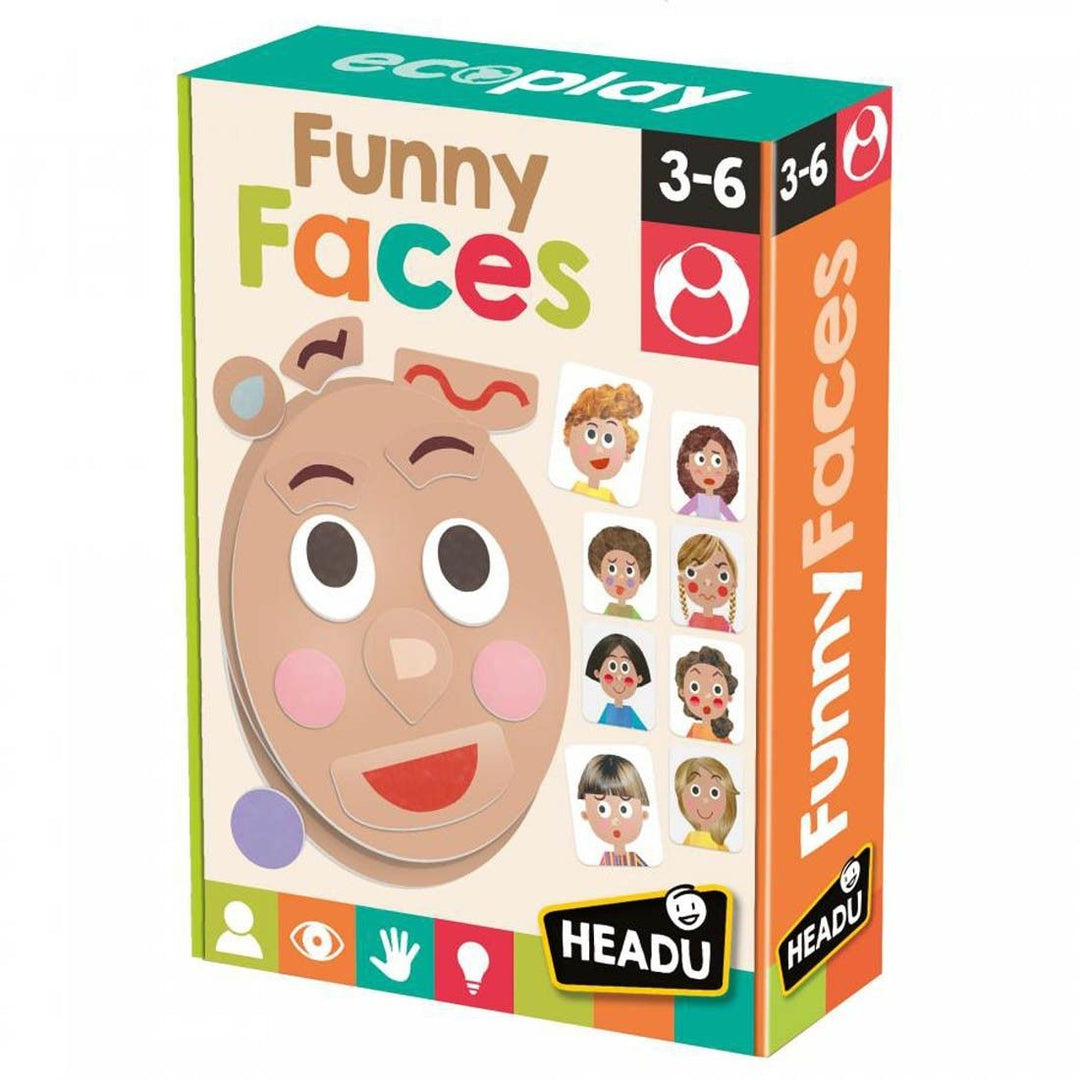 Juego Didáctico Caras Divertidas Para Niños