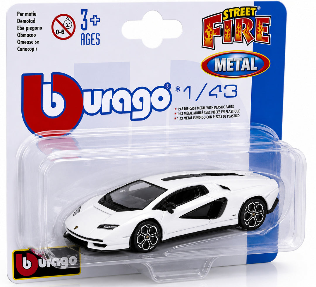 Carro 1:43 Lamborghini Countach Lpi 800 Blanco