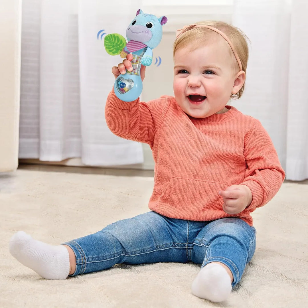 Juguete Sonajero Hipopótamo Para Bebés