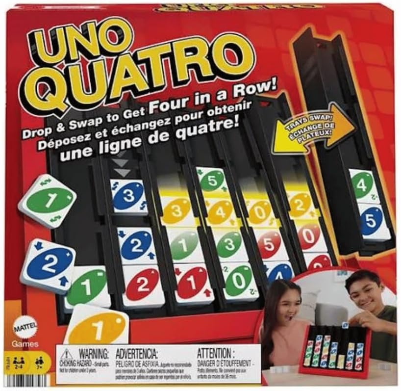 Juego De Mesa Uno Quatro Para La Familia
