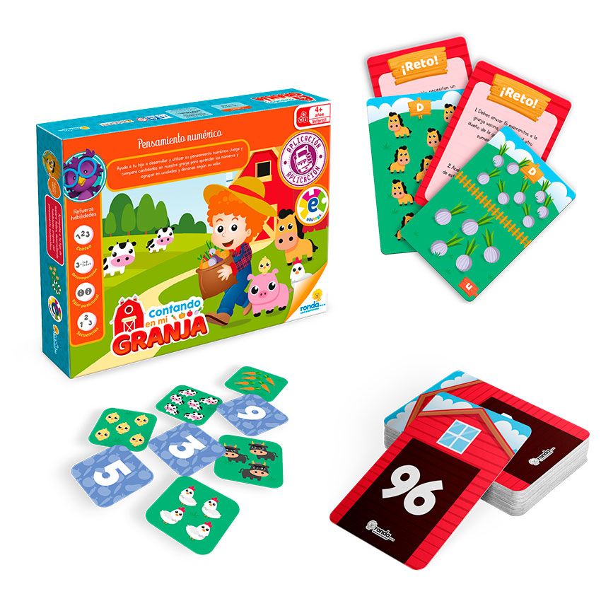 Juego De Mesa Contando En Mi Granja Niños