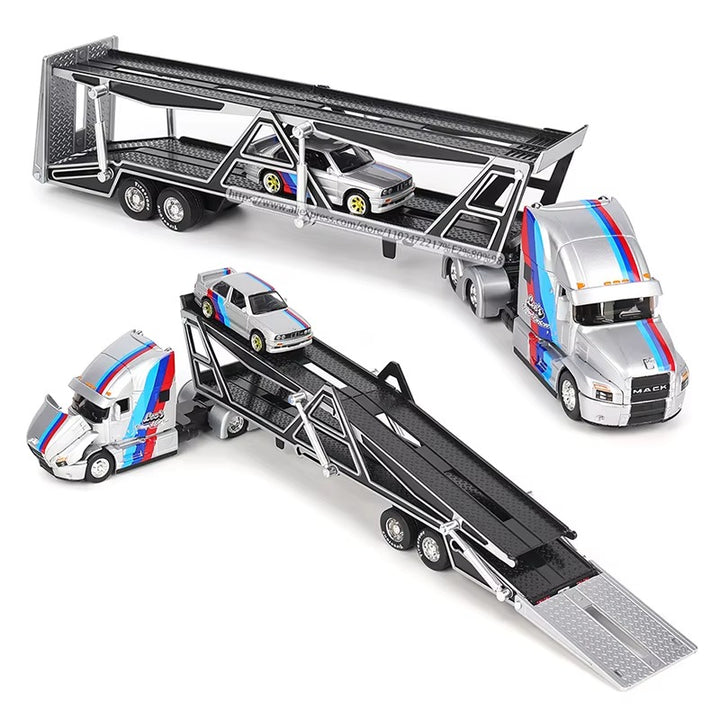 Camión Escala 1/64 Niñera Mack Bmw