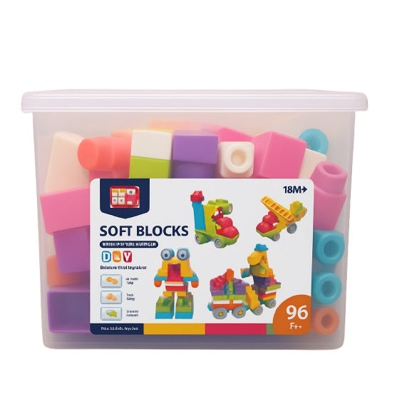 Juego Bloques  Grandes 96 Piezas para niños