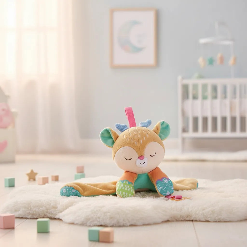 Peluche Cervatilla Con Luz Y Chupete Para Bebés