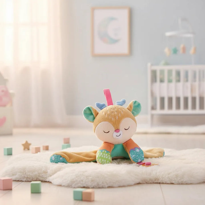 Peluche Cervatilla Con Luz Y Chupete Para Bebés