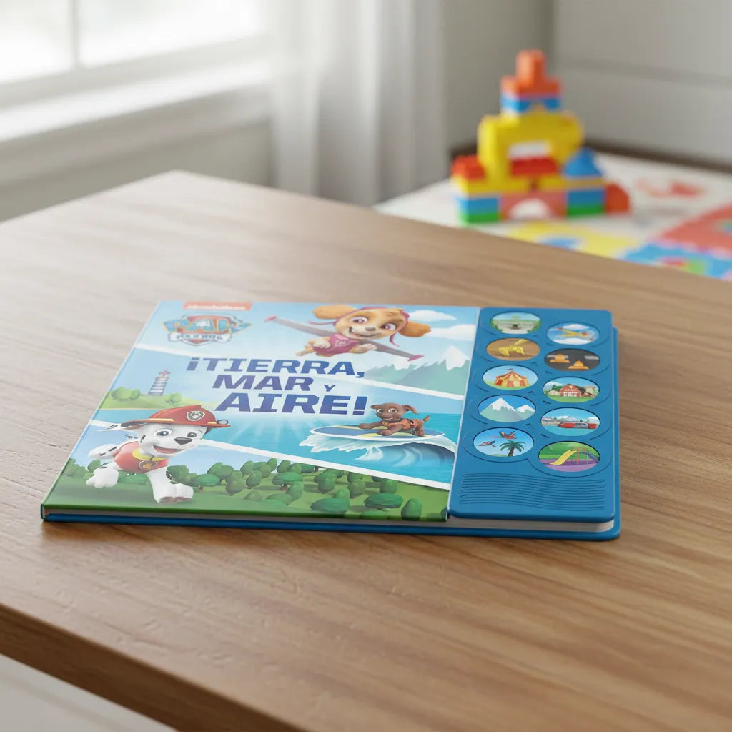 Libro Interactivo Paw Patrol Tierra Mar Y Aire