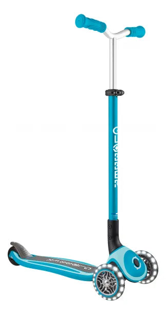 Patineta Master Lights azul Plegable Para Niños