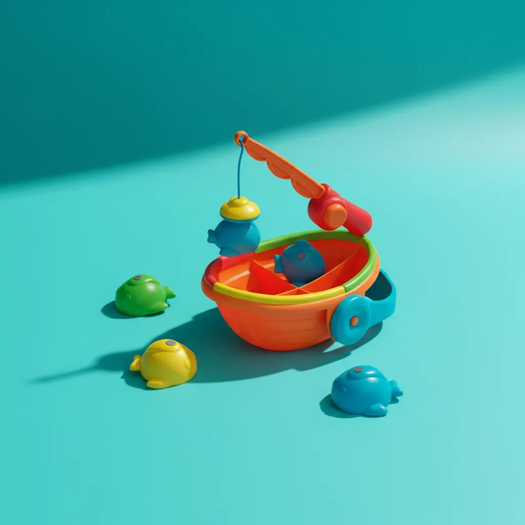 Juego De Pesca Magnético Motricidad Fina Niños