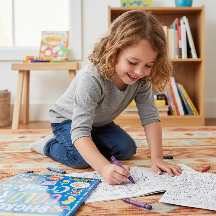Libro De Actividades Sticker Color Create